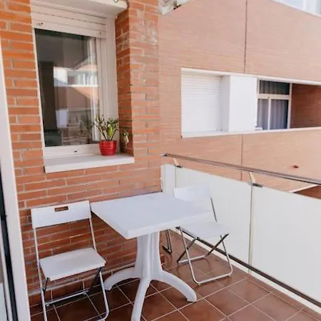 2 Bedroom Apartment Lloret De Mar Terrace & Pool Exterior photo